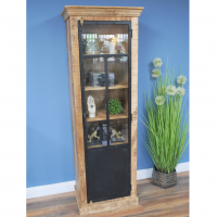 Tall Industrial Display Cabinet in Situ 