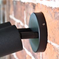 Close up of circular mounting plate 