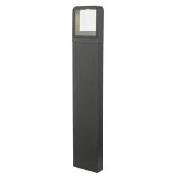 "Knole" Matt Grey Pillar Post 64cm 