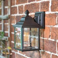 Side profile of Antique Bronze "Hillside" Light 