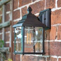 Side profile of "Hillside" Antique Bronze Light 
