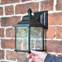 Antique Bronze "Hillside" Light in Situ