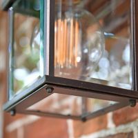 Close up of underside of "Hillside" Light 