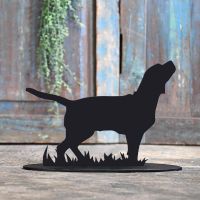 Beagle Door Stop Created Out of Iron