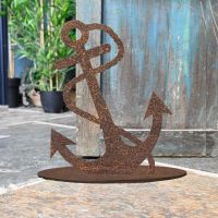 Anchor Rustic Iron Door Stop in Situ in the Home