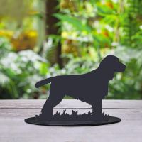 Black Cocker Spaniel Silhouette Ornament Created From Steel
