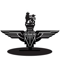British Parachute Regiment Iron Door Stop in Black
