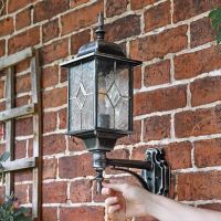 Silver Wall Mounted Lantern