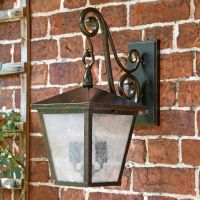"Pennerley" Traditional Medium Dark Bronze Wall Light 
