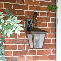 Wall Light in situ 