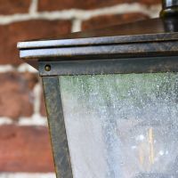 Close up of frosted panes 