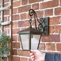 "Pennerley" Traditional Dark Bronze Wall Lantern