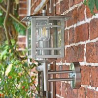 Stainless Steel Wall Lantern Side Profile