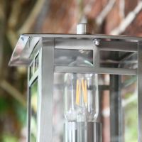 Stainless Steel Wall Lantern Top