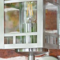 Stainless Steel Wall Lantern Detailing