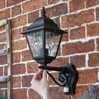 Traditional Black Wall Light