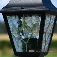 Close-up of the Leaded Glass