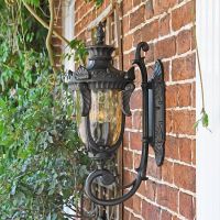 Antique Bronze Bottom-Fix Wall Lantern