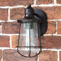 Antique Bronze Standard Nautical Wall Lantern