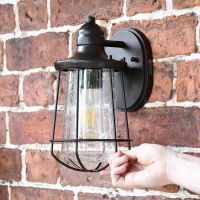 Antique Bronze Top-Fix Nautical Wall Lantern