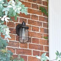 Antique Bronze Top-Fix Nautical Wall Light