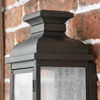 Traditional Aged Copper Wall Lantern Upper Finial