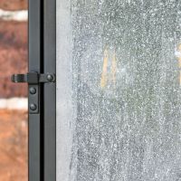 Traditional Aged Copper Wall Lantern Textured Glass