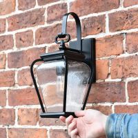 Traditional Black Wall Lantern 