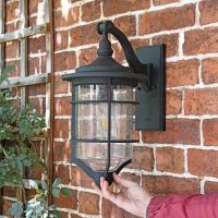 Black Hanging Wall Light