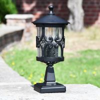 Scroll Design Pillar Light 35cm