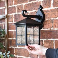 Top fix wall lantern in situ 