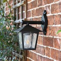 Traditional Black Wall Lantern