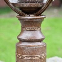 Traditional Bronze Countryside Pillar Lantern Pole