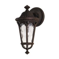 "Kingsway" Antique Bronze Ornate Top Fix Wall Light