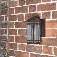 "Kirkby" Traditional Bronze Wall Lantern in Full 