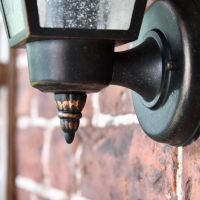 Close up of finial 