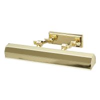 "Coniston" Medium Adjustable Picture Light - Polished Brass