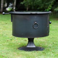 Fire Bowl and Pizza Ovan Created From Steel
