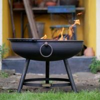 Classic Fire Pit in Garden
