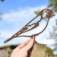 Goldfinch Fence Topper to Scale