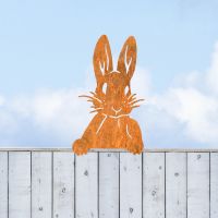 Mr. Rabbit Fence Topper in Rustic Finish