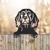 Beagle Black Fence Topper 