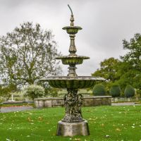 3 Tier Ornate Swan Water Fountain
