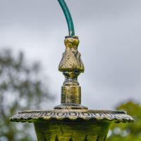 Close up of of top finial 