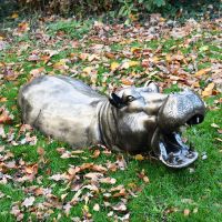 Half Hippo Sculpture in situ 