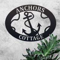 House Name Sign with Anchor 