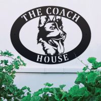House Name Sign with German Shepherd 