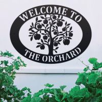 Personalised Apple Tree House Name Sign 
