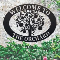 Personalised Apple Tree Wall Sign 