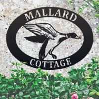 Mallard Oval House Name Sign